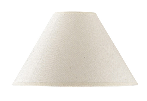 8&#34; Tall Cream Hardback Fabric Shade