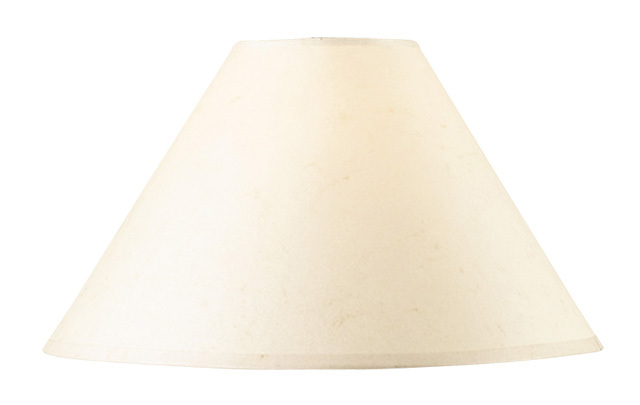 10.5&#34; Tall Egg Shell Round Paper Shade with Spots
