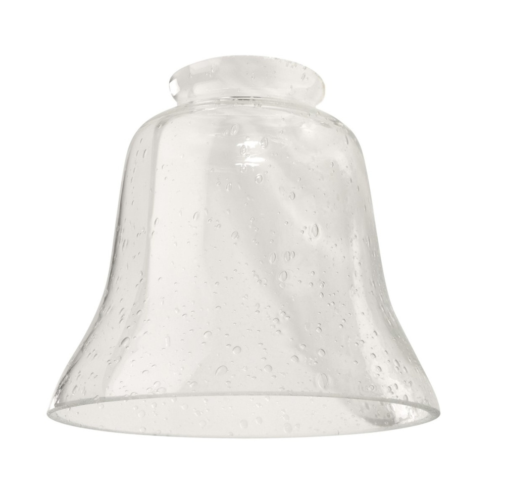 2 1/4&#34; Glass- Clear /Seeded, Bell