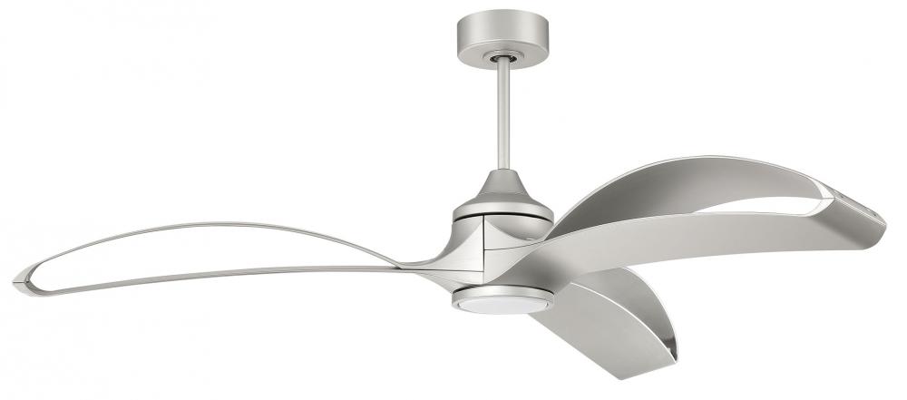 60&#34; Ceiling Fan w/Wi-Fi, DC Motor, Blades, LED Light Kit, Damp Rated