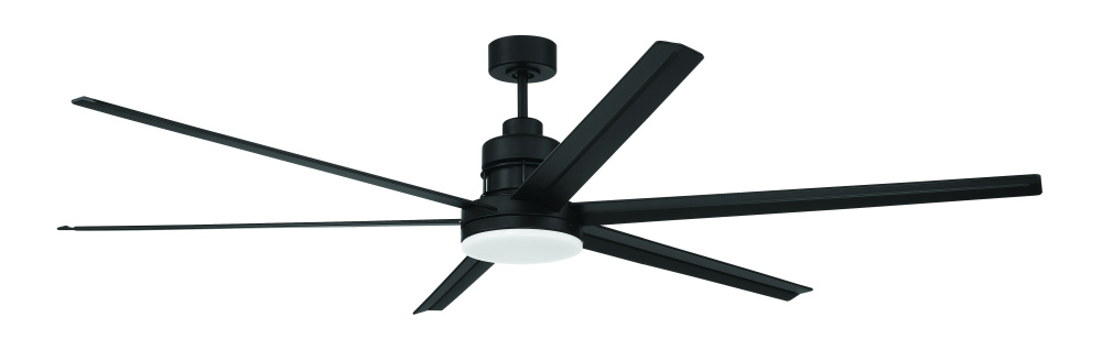 72&#34; Mondo Indoor/Outdoor (Damp) in Flat Black w/ Flat Black Blades