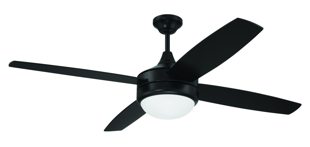 52&#34; Ceiling Fan w/ 4 Blades, LED Light Kit & Wall Control