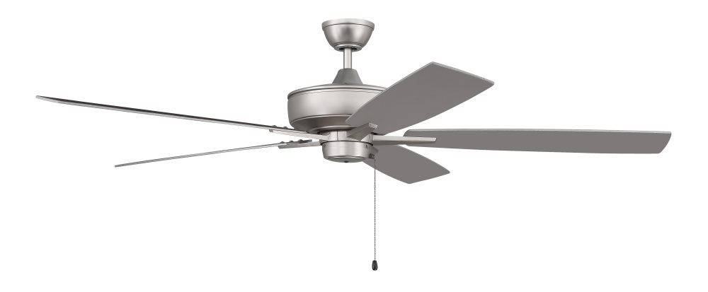 60&#34; Super Pro 60 in Brushed Nickel w/ Brushed Nickel/Greywood Blades