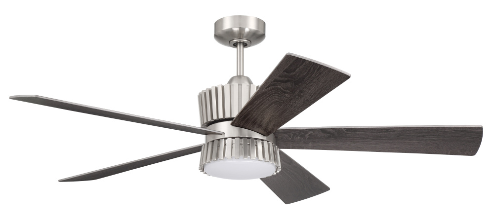 52&#34; Ceiling Fan w/5 Blades, Wi-Fi & LED Light Kit