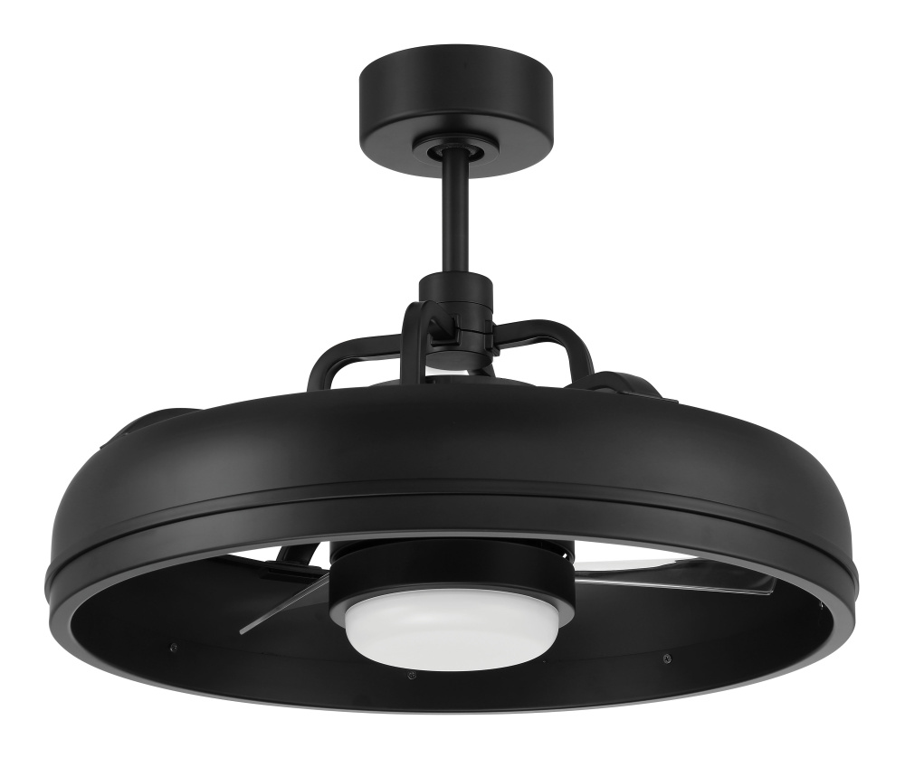24&#34; Ceiling Fan w/Wi-Fi, DC  Motor, Blades, LED Light Kit, Damp Rated