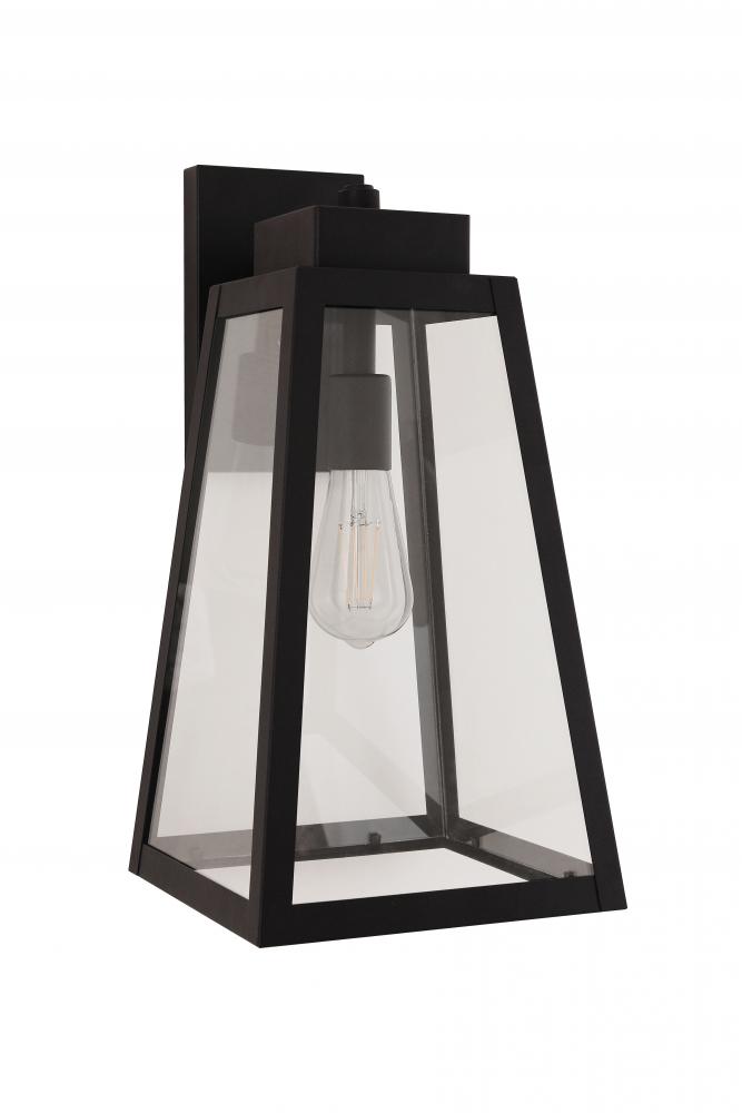 Sorano 1 Light 16.75&#34; Outdoor Lantern in Textured Black