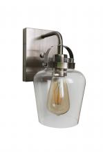 Craftmade 53501-BNK - Trystan 1 Light Wall Sconce in Brushed Polished Nickel