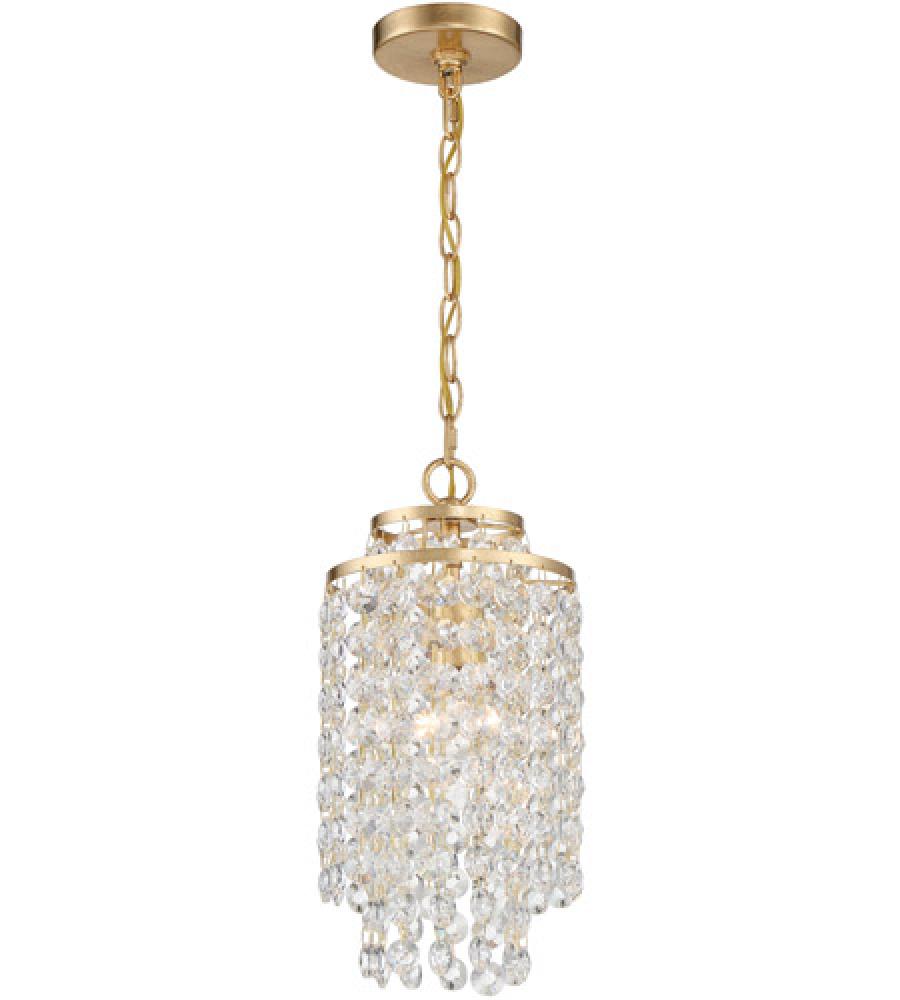 Gabrielle 1 Light Antique Gold Mini Pendant