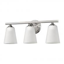 Acclaim Lighting IN41267SN - Zoey Indoor 3-Light Bath W/Glass Shades In Satin Nickel