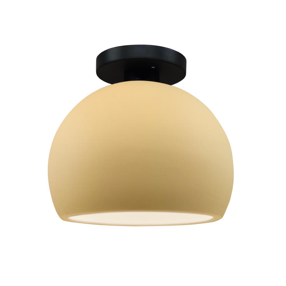 Small Globe Semi-Flush