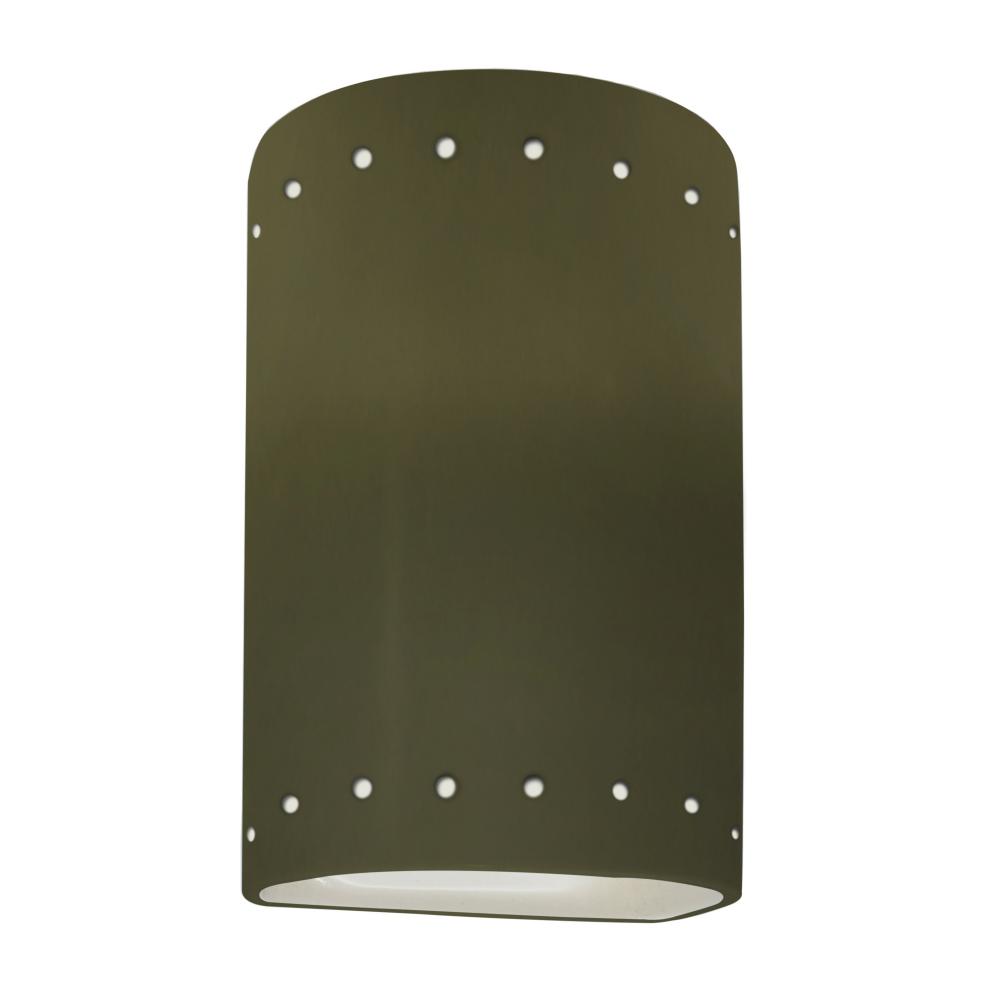 Small LED Cylinder w/ Perfs - Closed Top