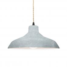 Justice Design Group CER-6263-CONC-MBLK-BEIG-TWST - Medium Loft 1-Light Pendant
