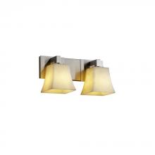 Justice Design Group CLD-8922-15-ABRS - Modular 2-Light Bath Bar