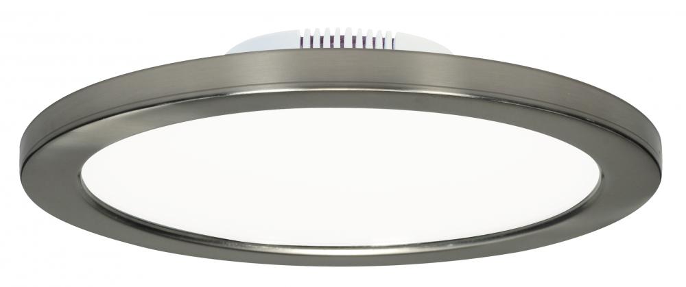 Blink - 12W- 7&#34; Surface Mount LED - 3000K- Brushed Nickel Finish - 120-277V