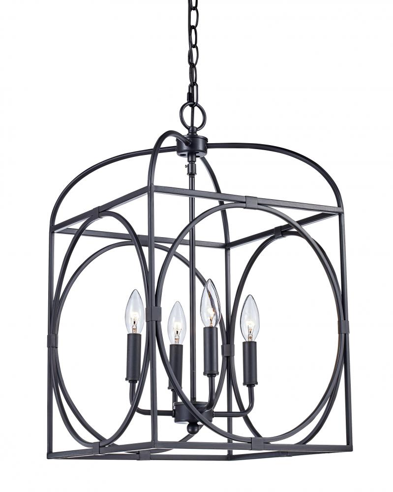 4LT-PENDANT-ANTIQUE CAGE-ASL