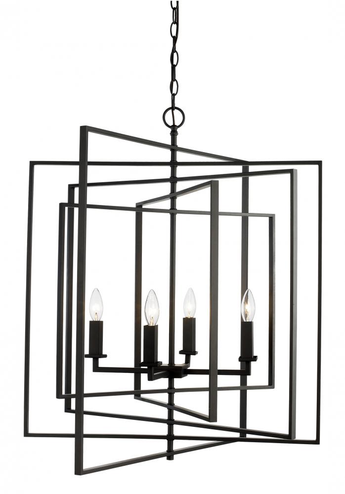 El Capitan 26&#34; Pendant Style Cage Chandelier