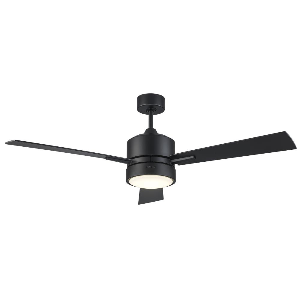3 BLADE-52&#34; LED FAN-WC6 INCLUD-1/2&#34; ROD