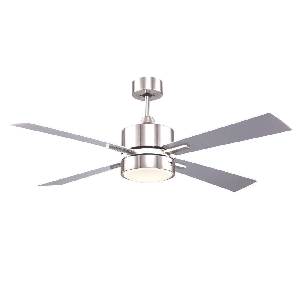 4 BLADE-52&#34; LED FAN-WC6 INCLUD-1/2&#34; ROD