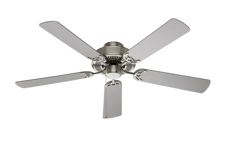 52&#34; FAN ONLY-BRUSHED NICKEL-1/2&#34; ROD