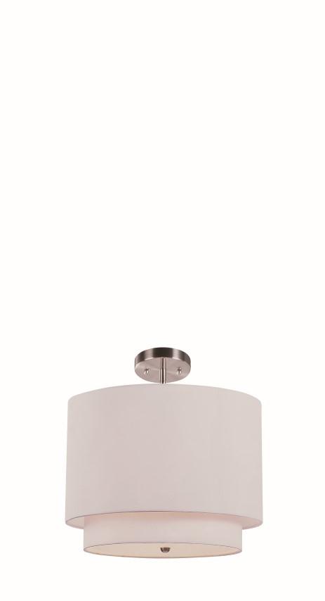 3LT PENDANT-15&#34;&#34; DOUBLE SHADE-