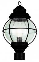 Trans Globe 69902 BK - Catalina 15" Post Mount Lantern Head