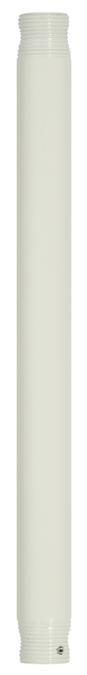 3/4 ID x 24&#34; White Finish Extension Downrod