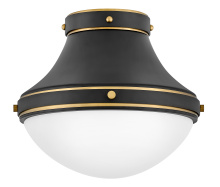Hinkley Merchant 39051BK - Medium Flush Mount