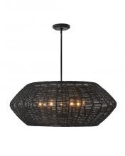 Hinkley Merchant 40385BLK - Large Convertible Drum Chandelier