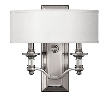 Hinkley Merchant 4900BN - Two Light Sconce