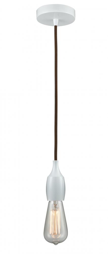 Chelsea - 1 Light - 2 inch - White - Cord hung - Mini Pendant