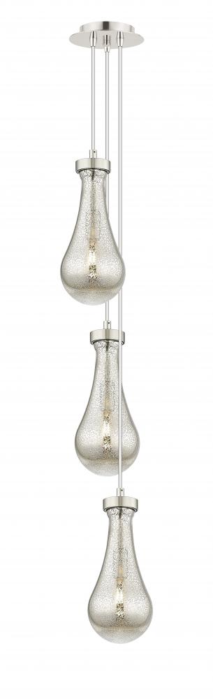 Owego - 3 Light - 7 inch - Polished Nickel - Multi Pendant