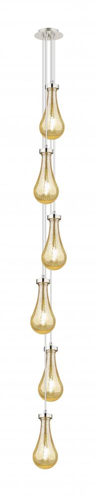 Owego - 6 Light - 7 inch - Polished Nickel - Multi Pendant