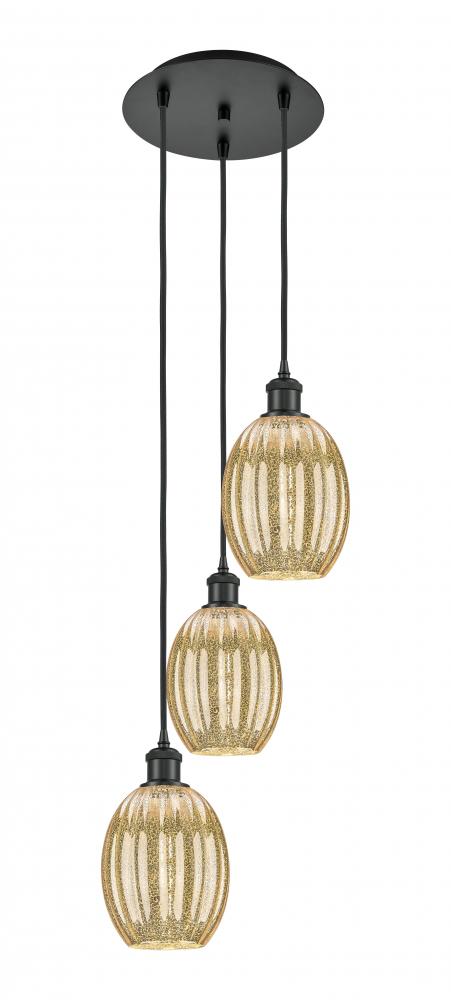 Preston Bulb - 3 Light - 13 inch - Matte Black - Cord Hung - Multi Pendant