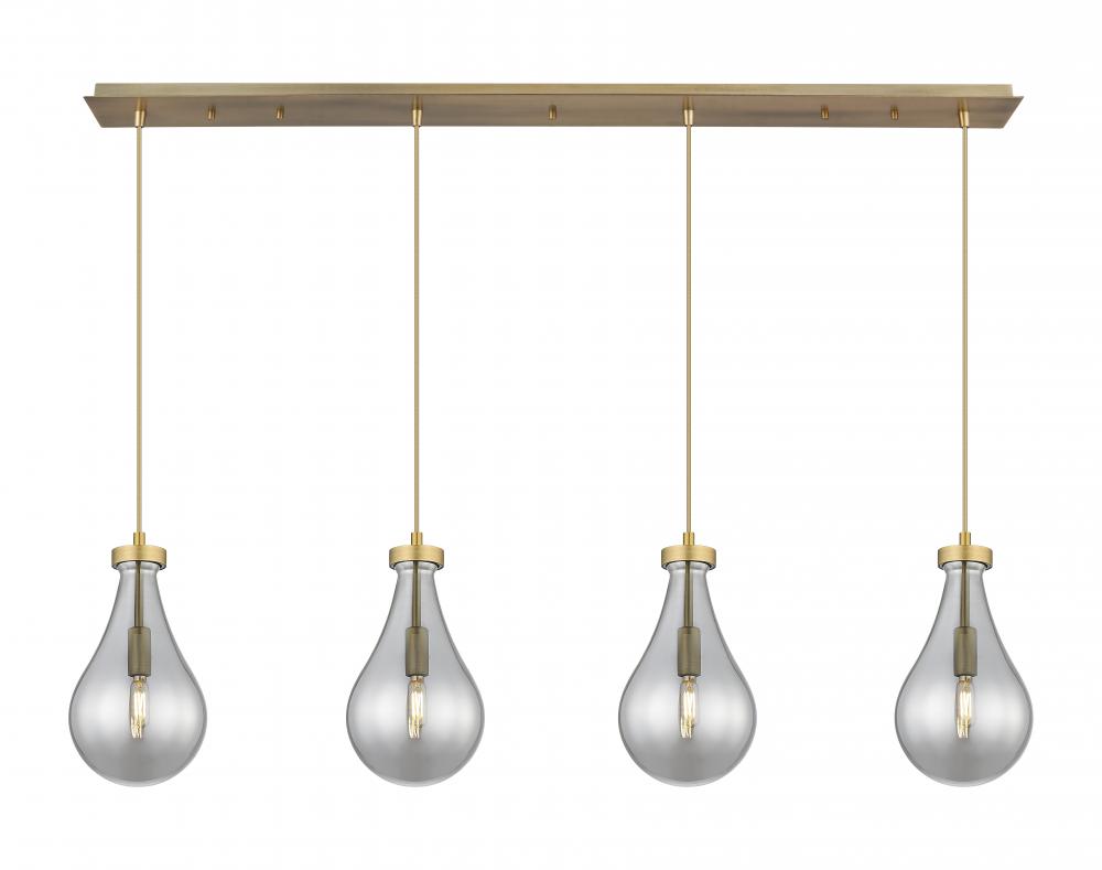 Owego - 4 Light - 49 inch - Brushed Brass - Linear Pendant