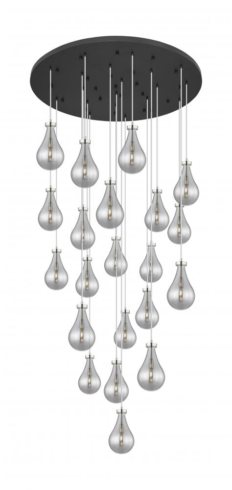 Owego - 21 Light - 48 inch - Polished Nickel - Multi Pendant