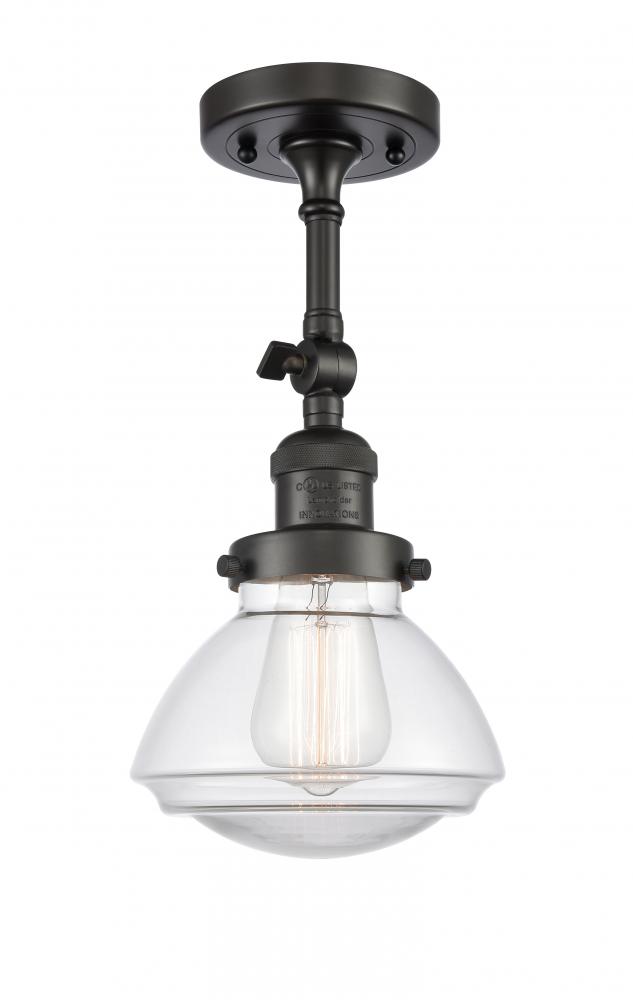 Olean - 1 Light - 7 inch - Oil Rubbed Bronze - Adjustable Semi-Flush Mount
