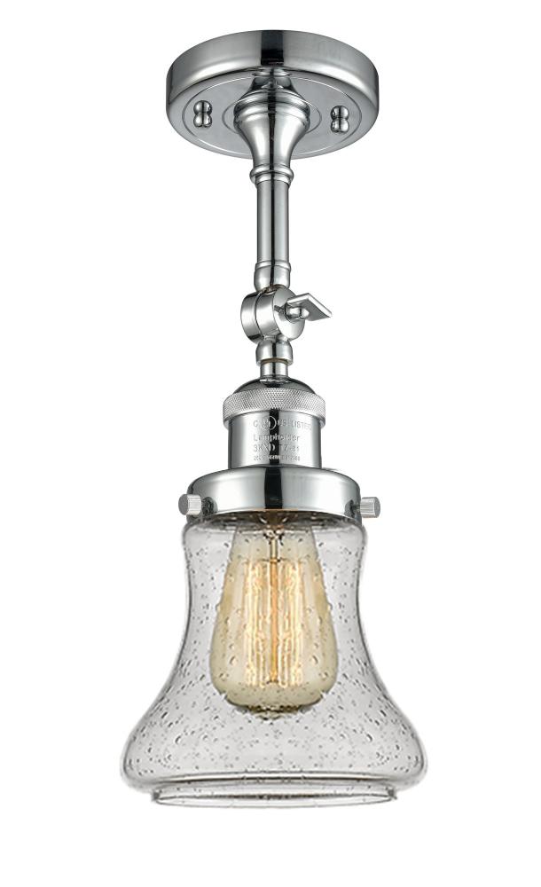 Bellmont - 1 Light - 6 inch - Polished Chrome - Adjustable Semi-Flush Mount
