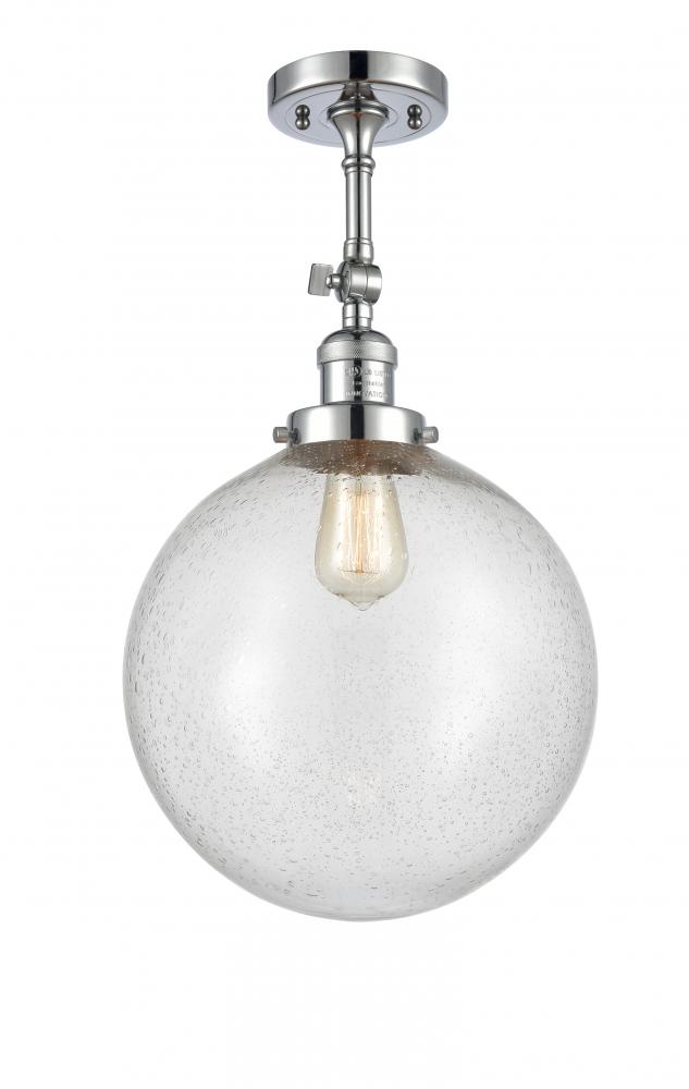 Beacon - 1 Light - 12 inch - Polished Chrome - Adjustable Semi-Flush Mount