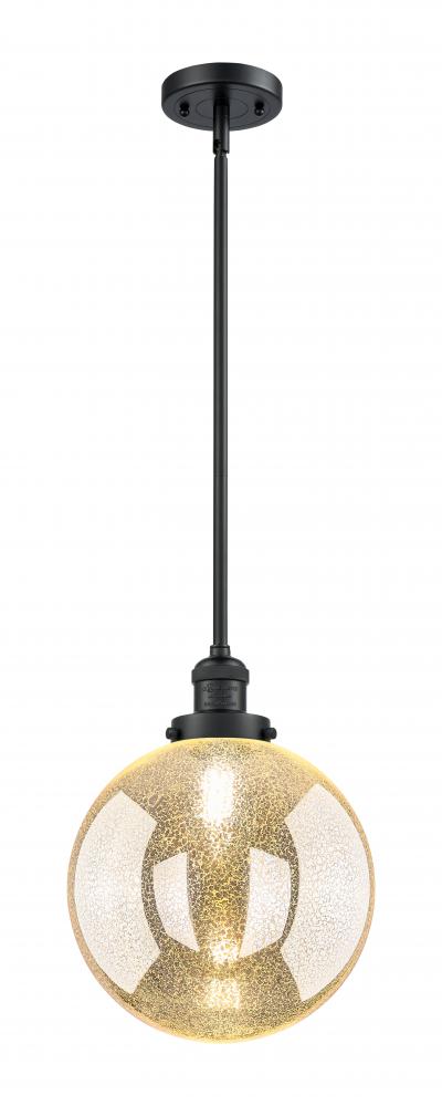 Beacon - 1 Light - 10 inch - Matte Black - Stem Hung - Mini Pendant