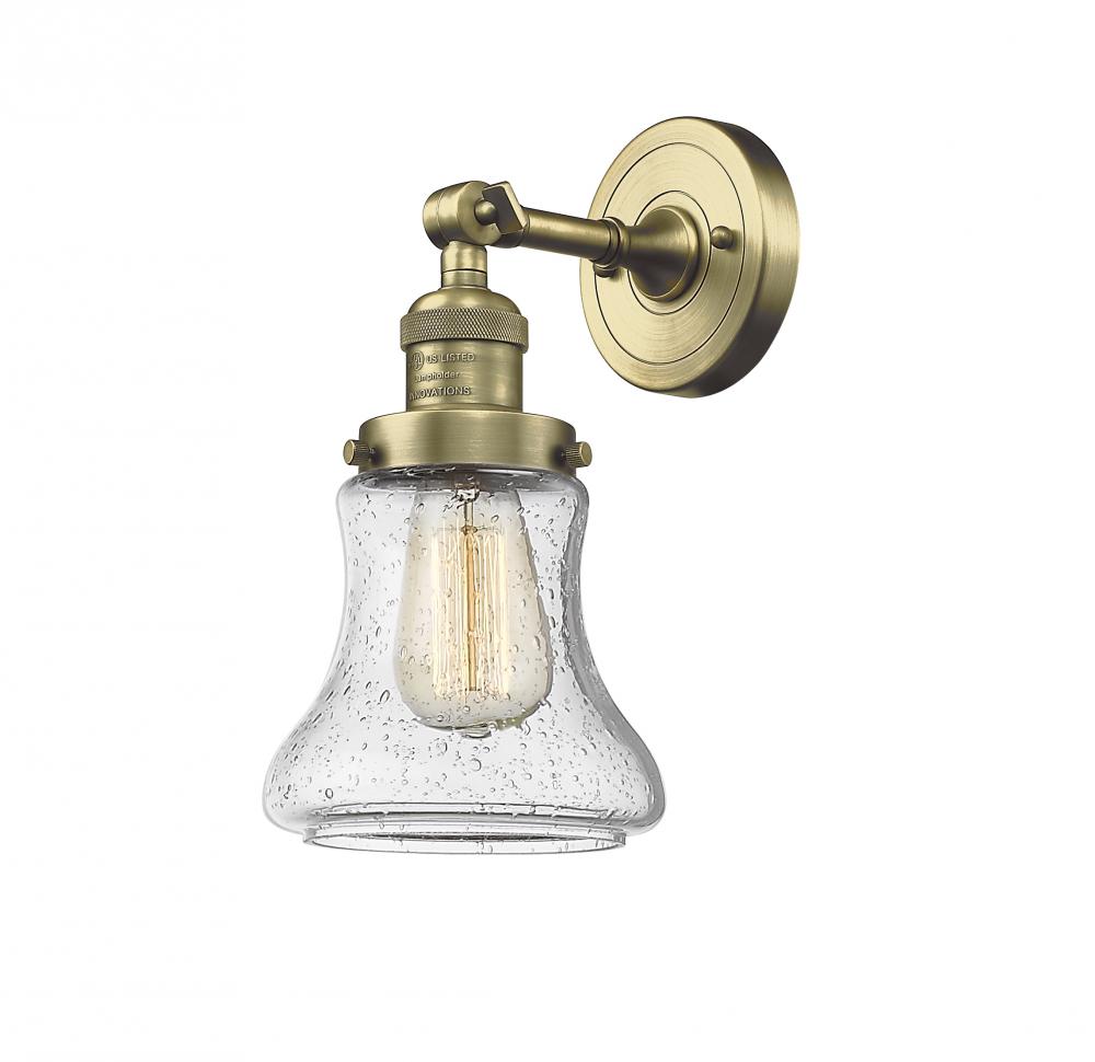 Bellmont - 1 Light - 7 inch - Antique Brass - Adjustable Sconce
