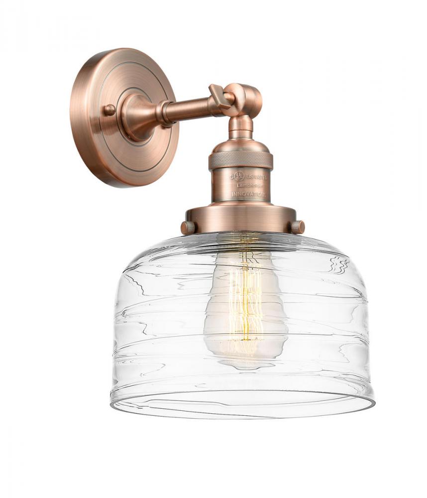 Bell - 1 Light - 8 inch - Antique Copper - Adjustable Sconce