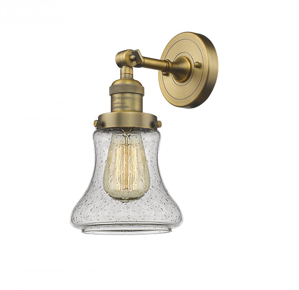 Bellmont - 1 Light - 7 inch - Brushed Brass - Adjustable Sconce