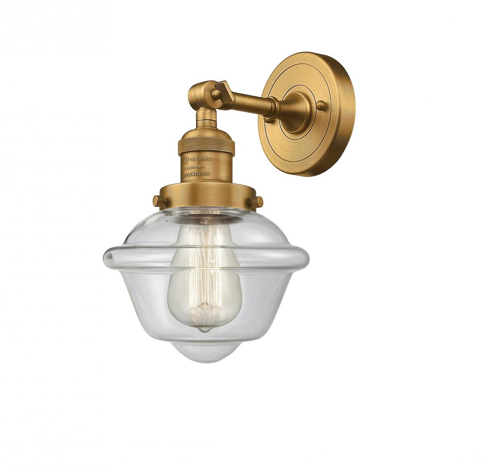 Oxford - 1 Light - 8 inch - Brushed Brass - Adjustable Sconce