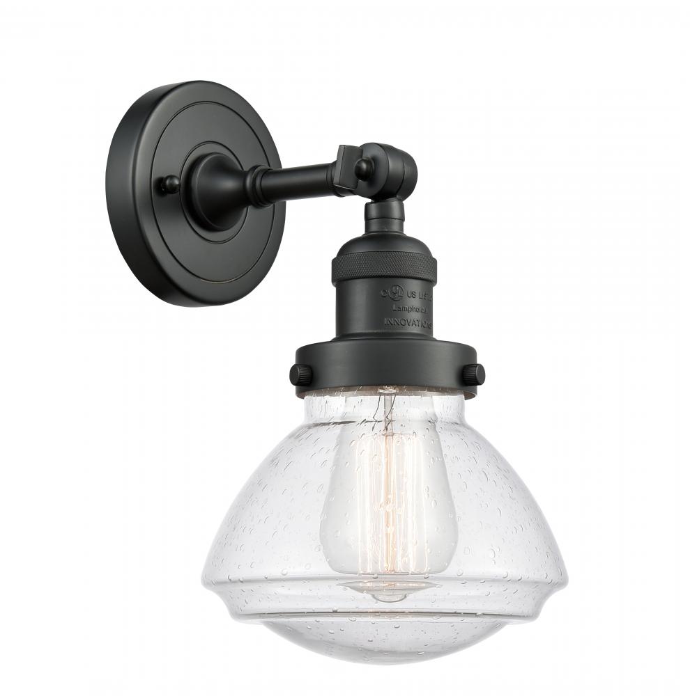 Olean - 1 Light - 7 inch - Matte Black - Adjustable Sconce