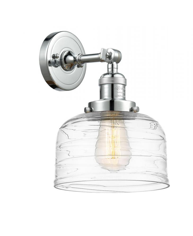 Bell - 1 Light - 8 inch - Polished Chrome - Adjustable Sconce
