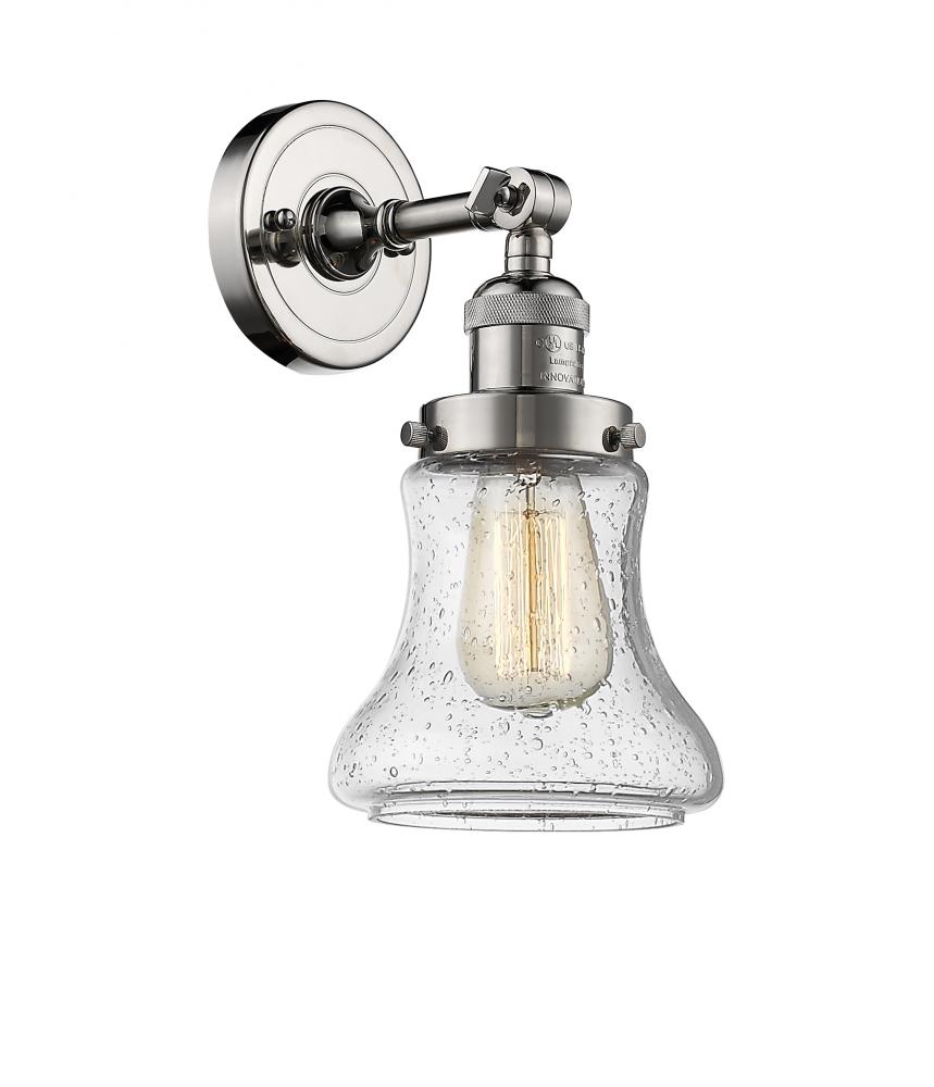 Bellmont - 1 Light - 7 inch - Polished Nickel - Adjustable Sconce