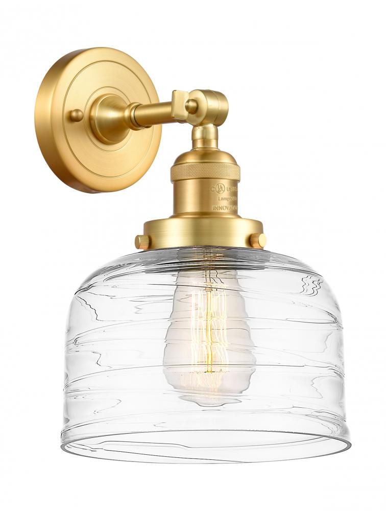 Bell - 1 Light - 8 inch - Satin Gold - Adjustable Sconce