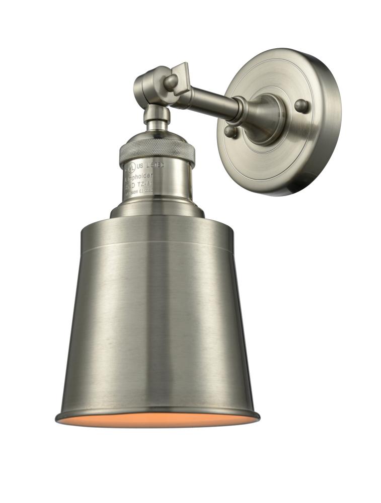 Addison - 1 Light - 5 inch - Brushed Satin Nickel - Adjustable Sconce