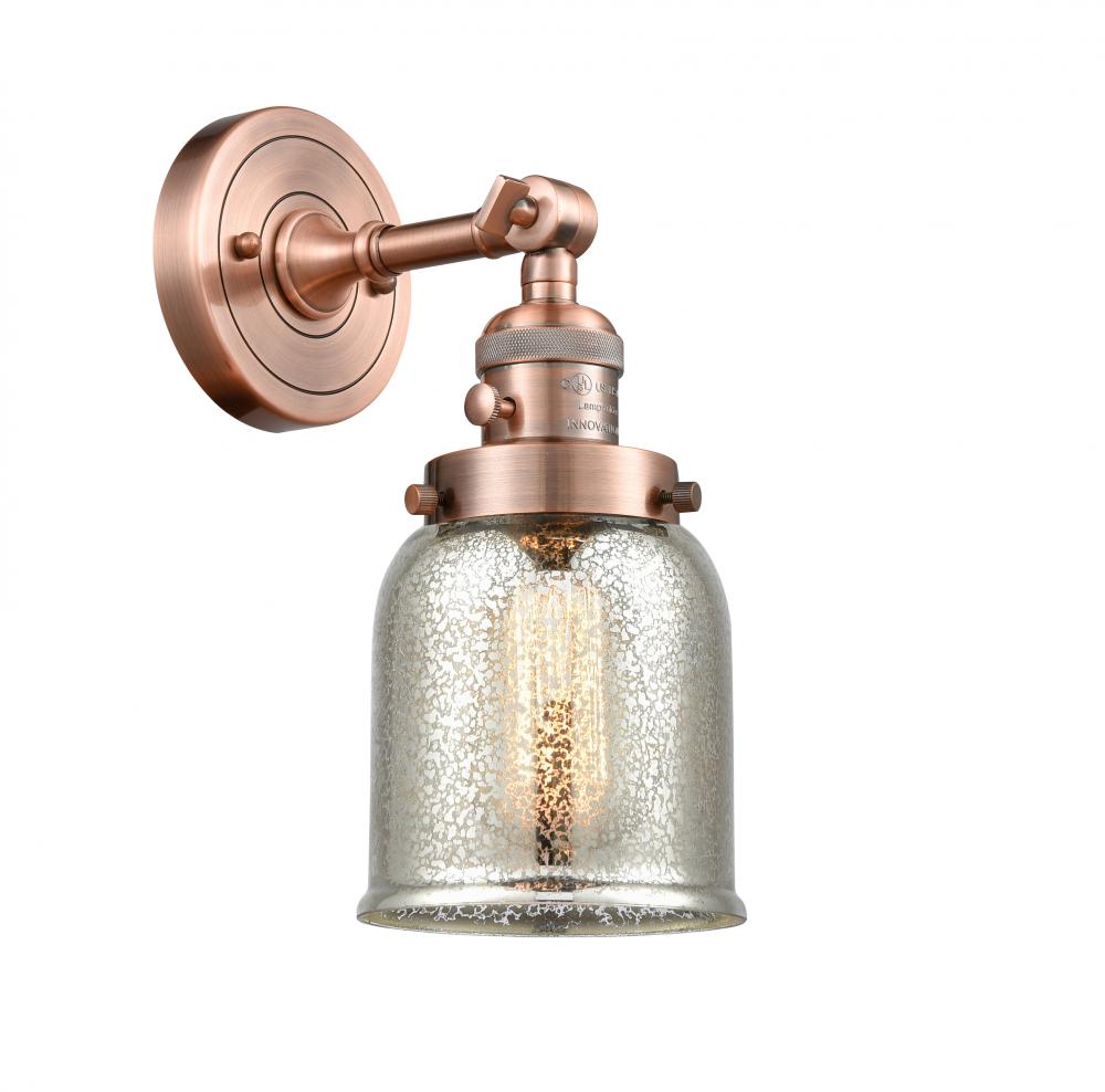 Bell - 1 Light - 5 inch - Antique Copper - Adjustable Sconce