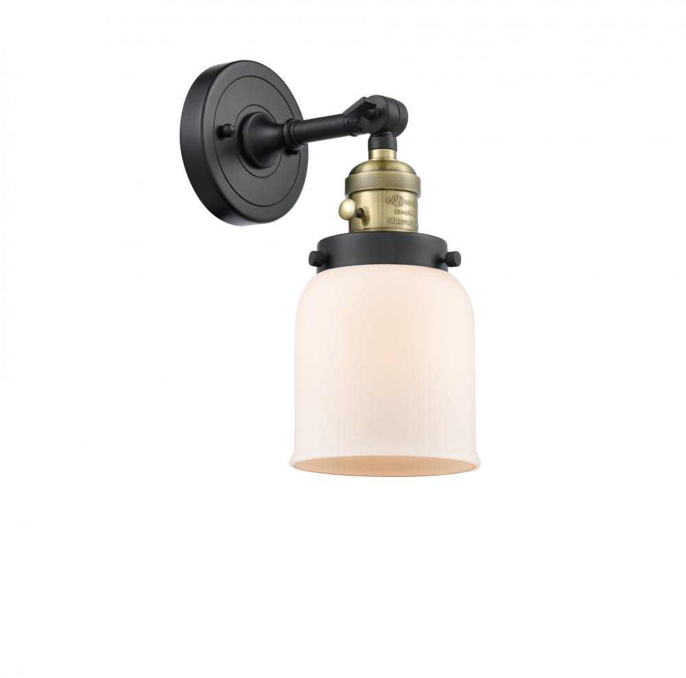 Bell - 1 Light - 5 inch - Black Antique Brass - Adjustable Sconce